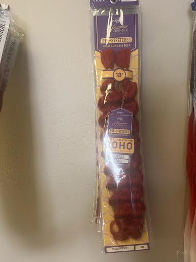 Red boho 18 pre-stretched